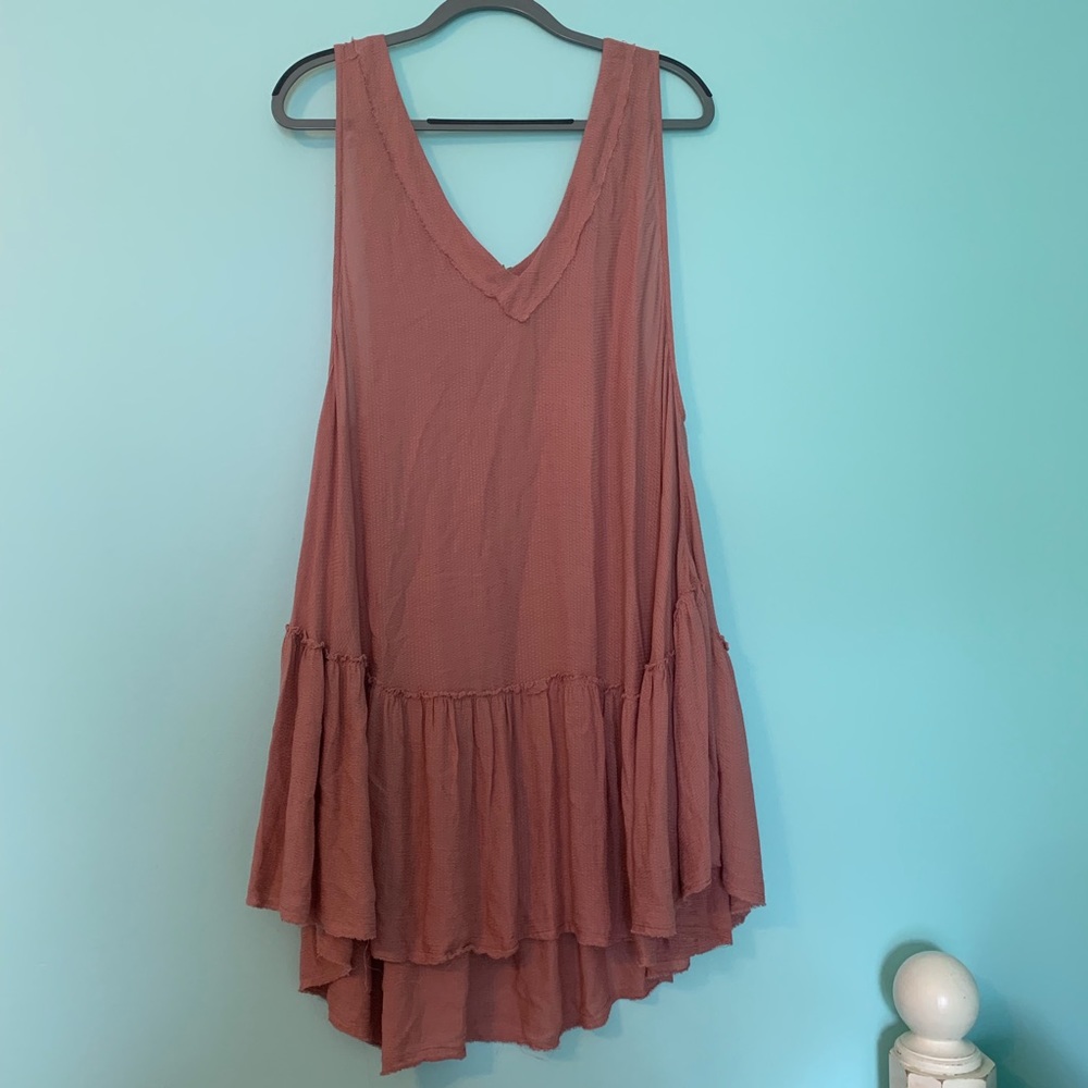 Casual Coral Dress